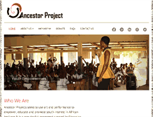 Tablet Screenshot of ancestorprojectgh.com